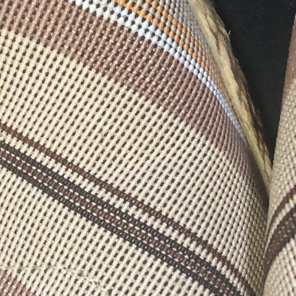 Women's Tan, Yellow and Brown textile mules, size 6 M - Picture 5 of 10